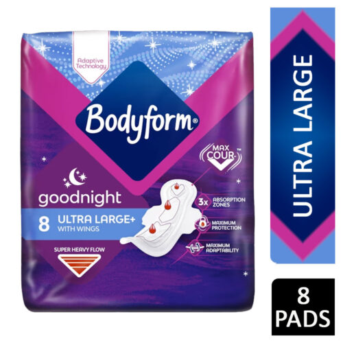 Bodyform Goodnight Ultra Large With Wings 8s
