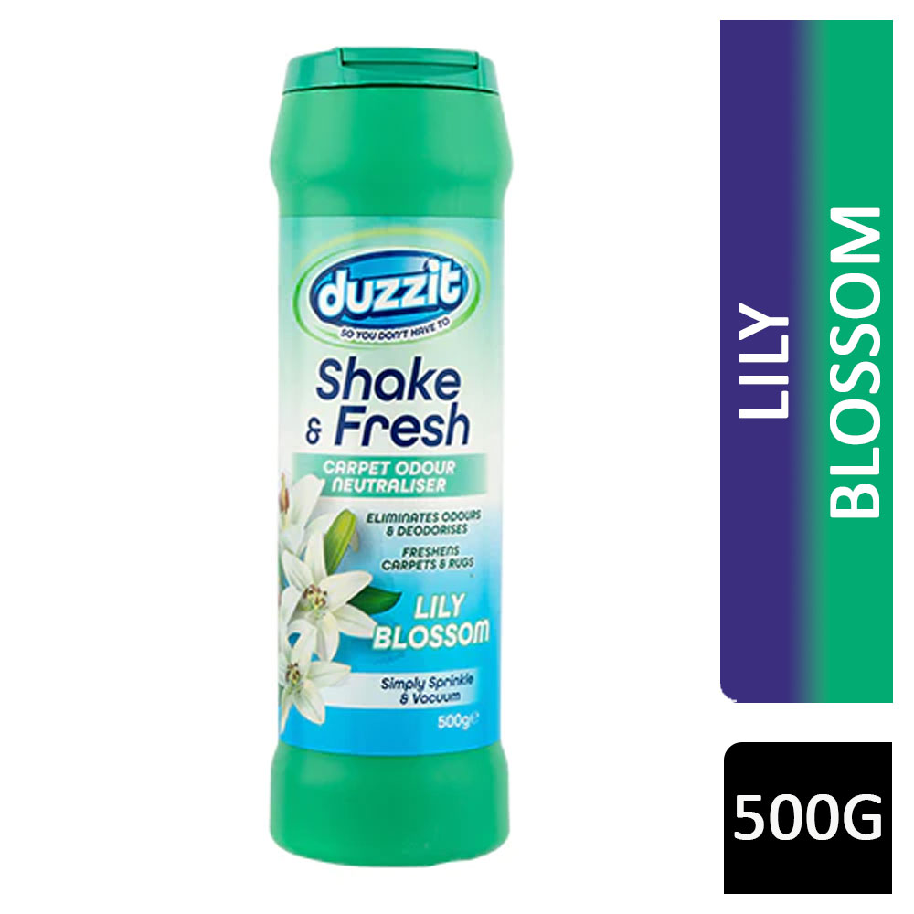 Duzzit Shake & Fresh Carpet Odour Neutraliser Lily Blossom 500g