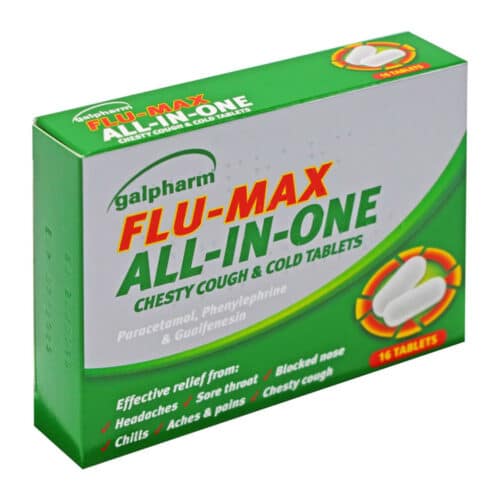 Galpharm Flu-Max All-In-One 16 Tablets