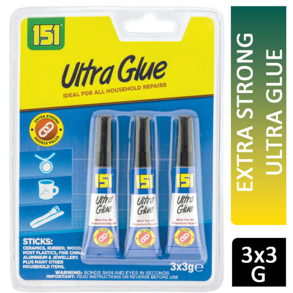 151 Extra Strong Ultra Glue 3x3g