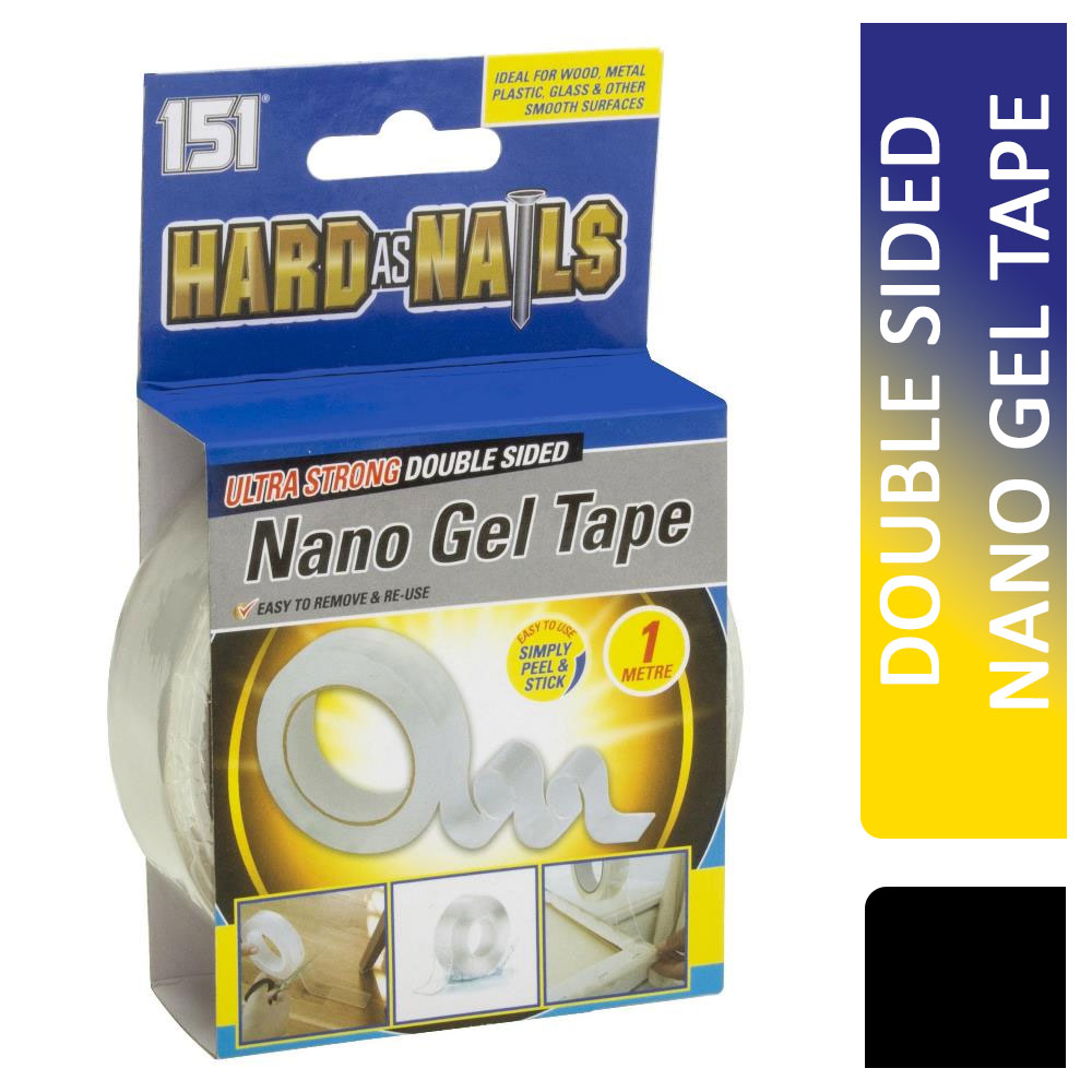 151 Hard As Nails Double Sided Nano Gel Tape 3cm x 1m