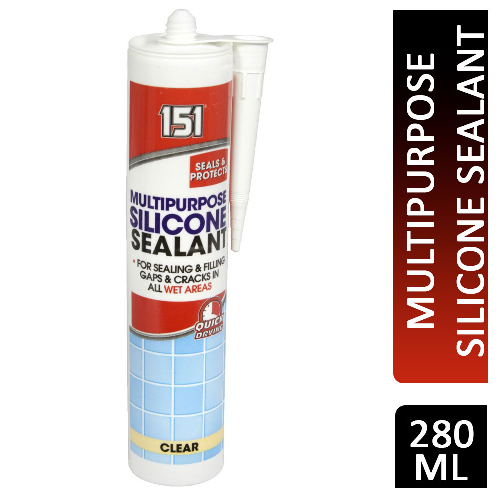 151 Multipurpose Silicone Sealant Clear 280ml