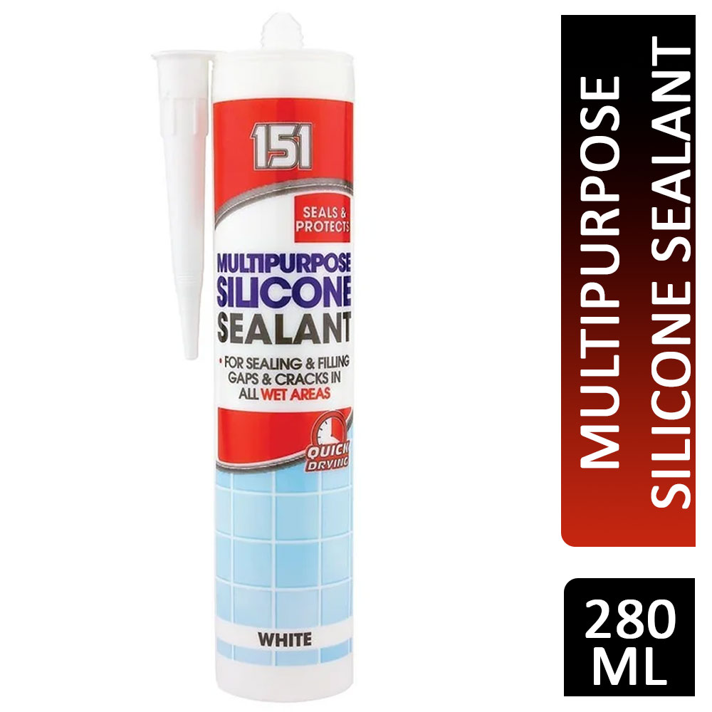 151 Multipurpose Silicone Sealant White 280ml