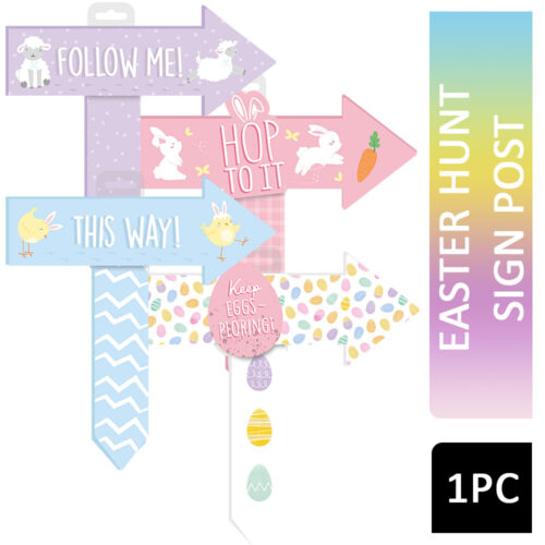 Easter Hunt Sign Post (Type May Vary)