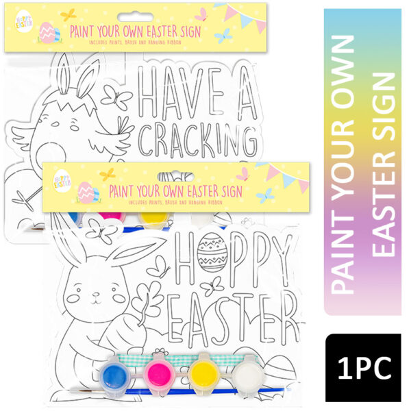 Hoppy Easter Paint Your Own Easter Sign