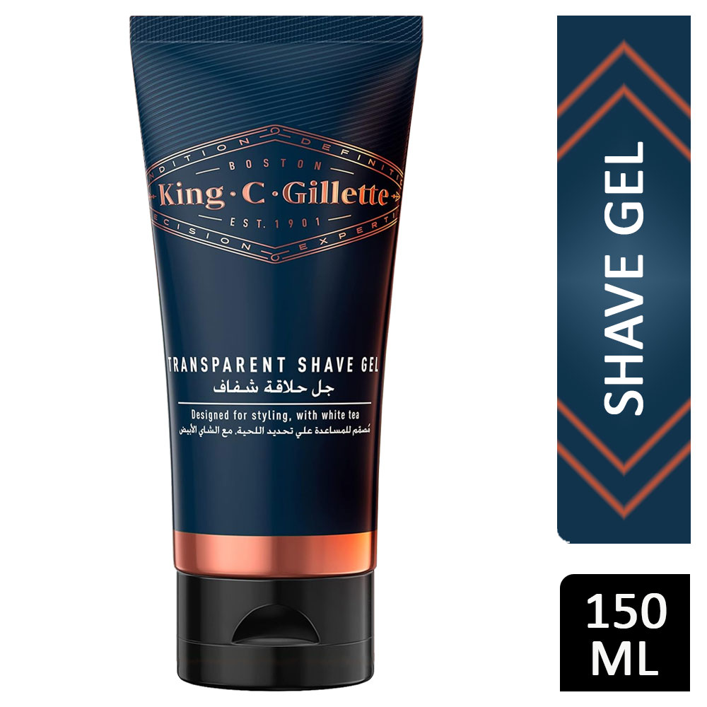King C Gillette Transparent Shave Gel 150ml