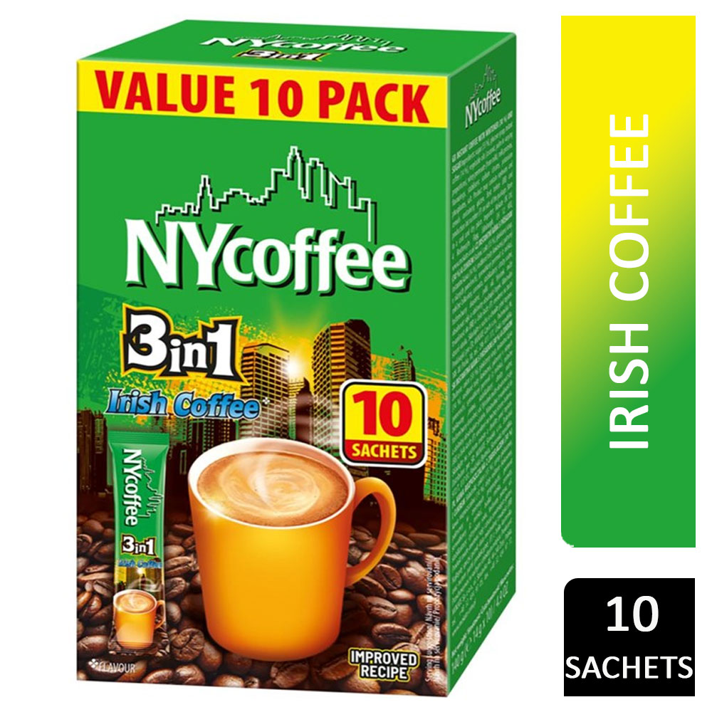 NYCoffee 3-In-1 Coffee Irish Coffee 10s