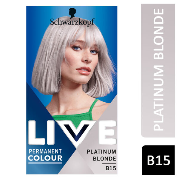 Schwarzkopf Live Intense Colour Platinum Blonde B15