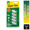 151 Super Glue Pack 5x1g