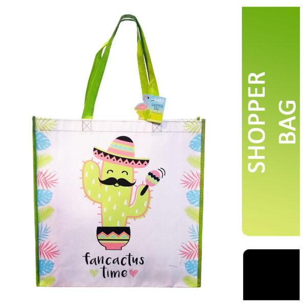 Bello Fancactus Time Shopper Bag
