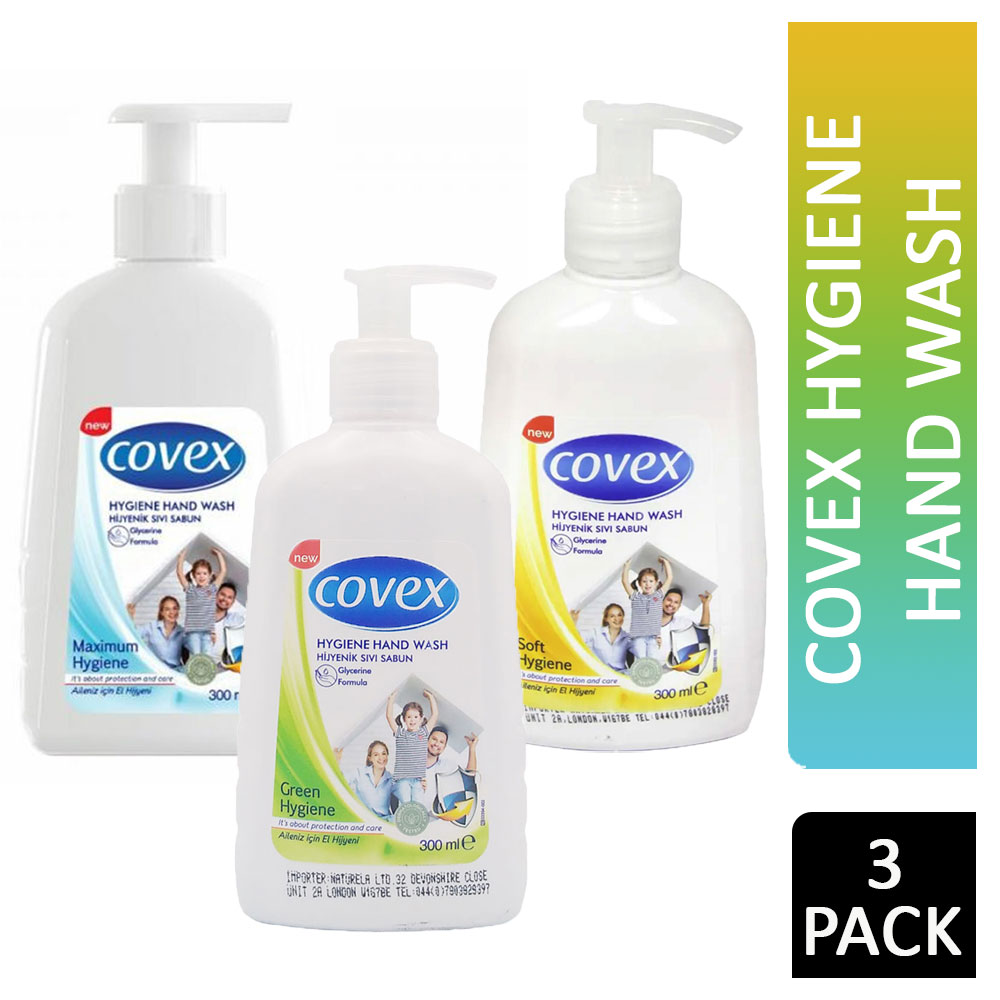 Covex Hygiene Hand Wash Type May Vary 300ml 3 Pack