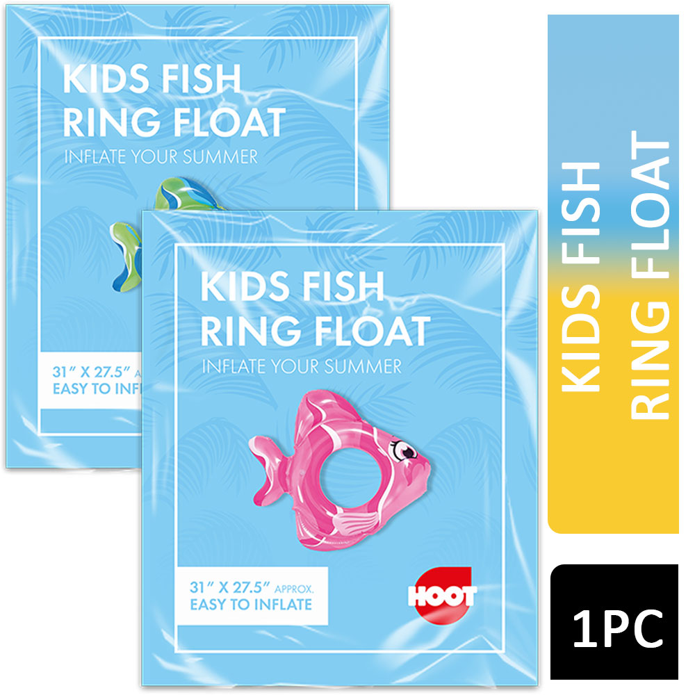 Inflatable Kids Fish Ring Float 31"