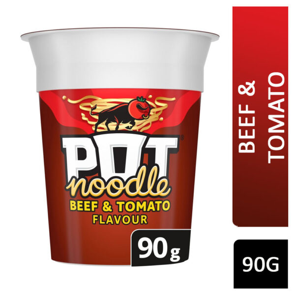 Pot Noodle Beef & Tomato 90g PM £1.49