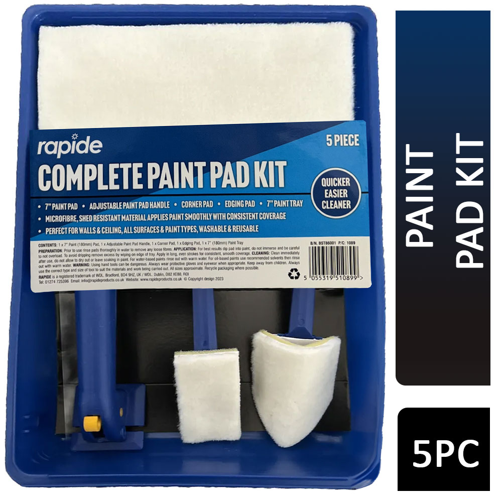 Rapide Complete Paint Pad Kit 5pc