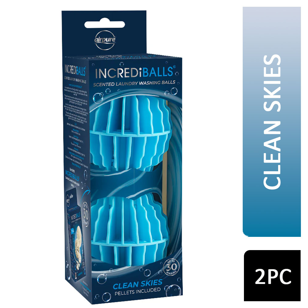 AirPure IncrediBalls Washing Balls Starter Pack Clean Skies 2s