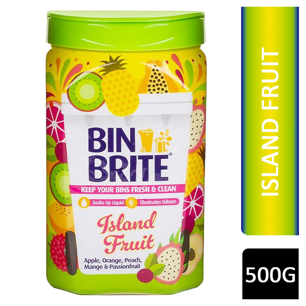 Bin Brite Odour Neutraliser Island Fruit 500g