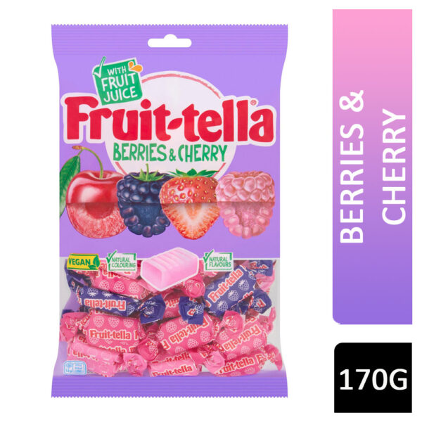 Fruit-Tella Berries & Cherry 170g