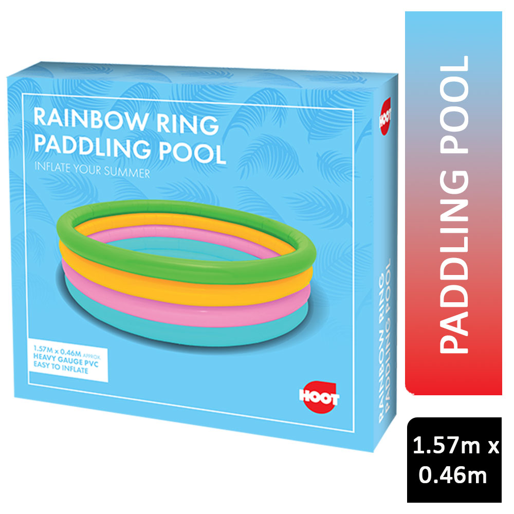 Hoot Rainbow Ring Paddling Pool 1.57m x 0.46m