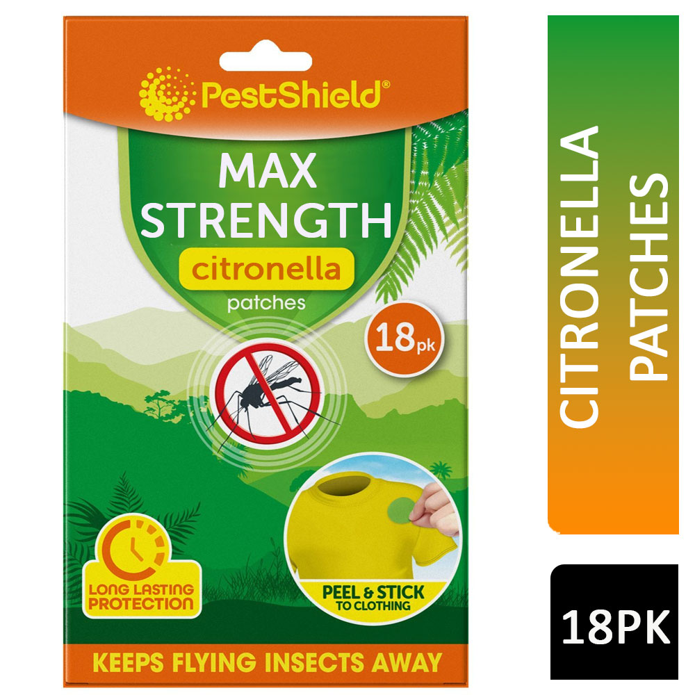 PestShield Max Strength Citronella Patches 18pk