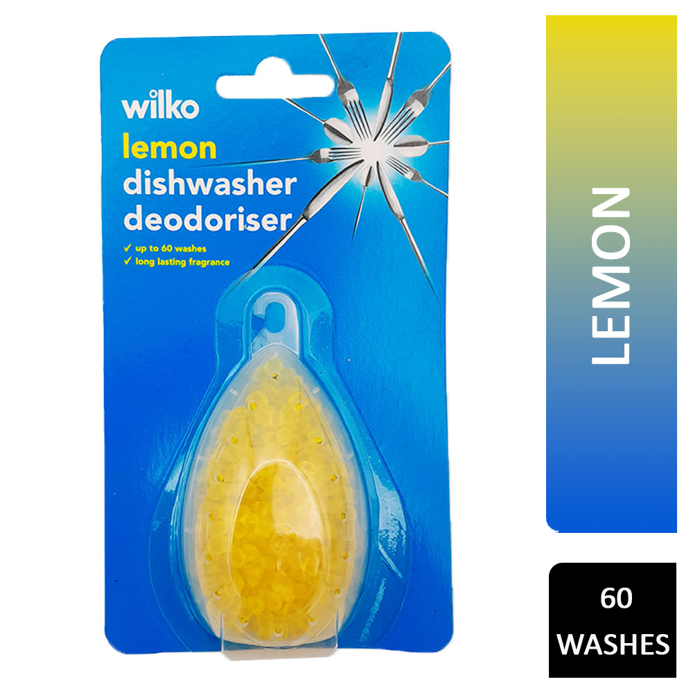 Wilko Dishwasher Deodoriser Lemon 60 Washes
