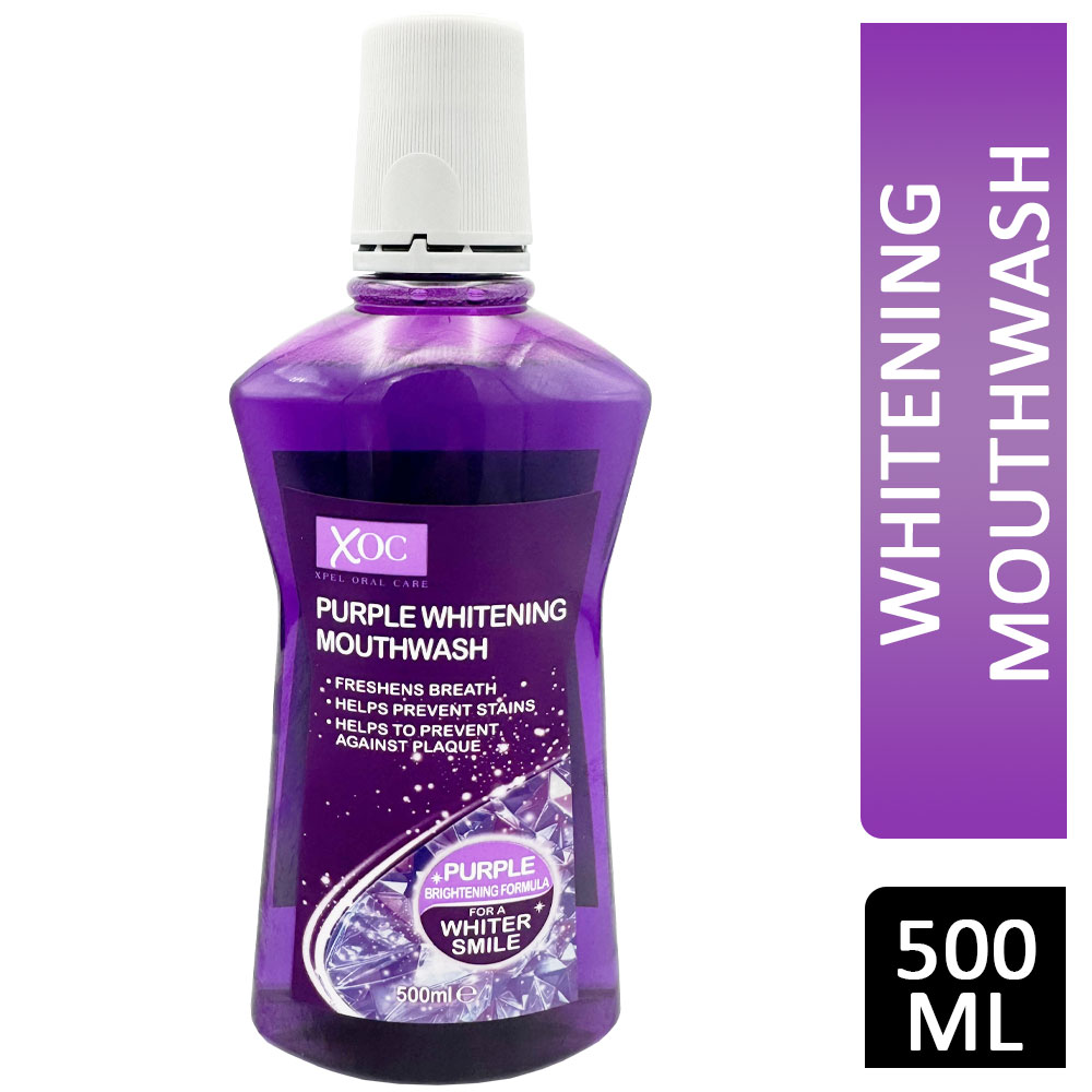 XOC Purple Whitening Mouthwash 500ml