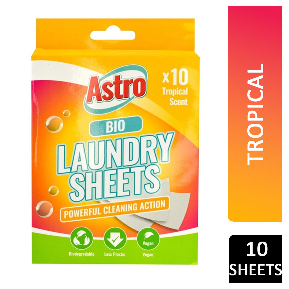 Astro Bio Laundry Sheets Tropical 10s