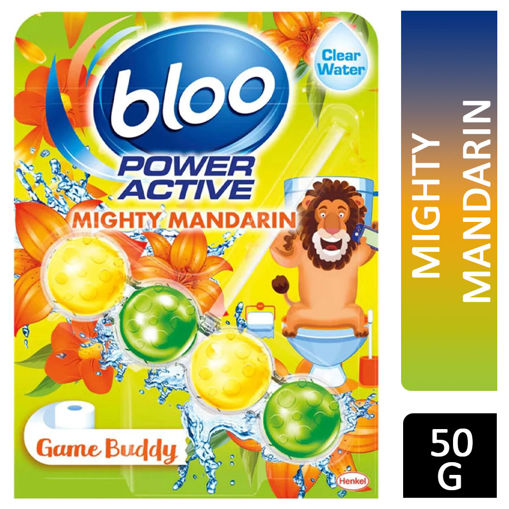 Bloo Power Active Toilet Block Mighty Mandarin 50g