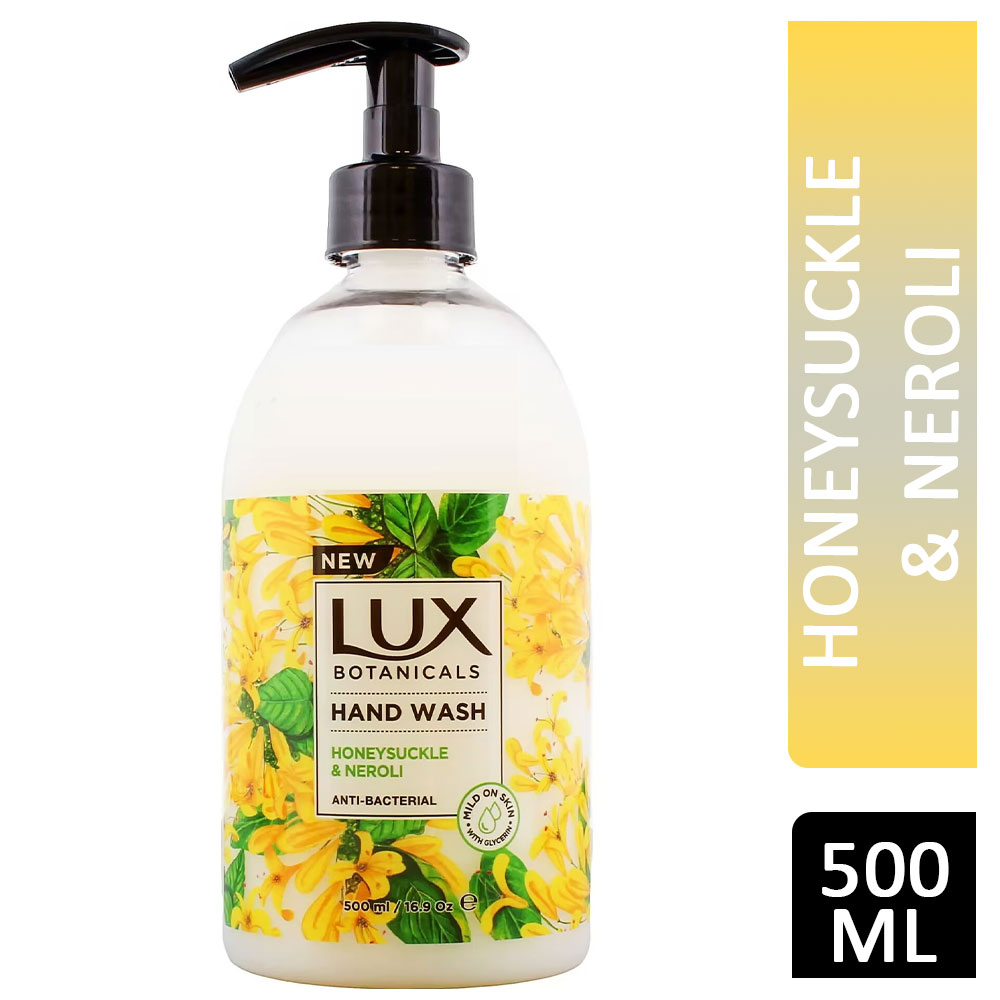 Lux Botanicals Honeysuckle & Neroli Anti-Bacterial Handwash 500ml