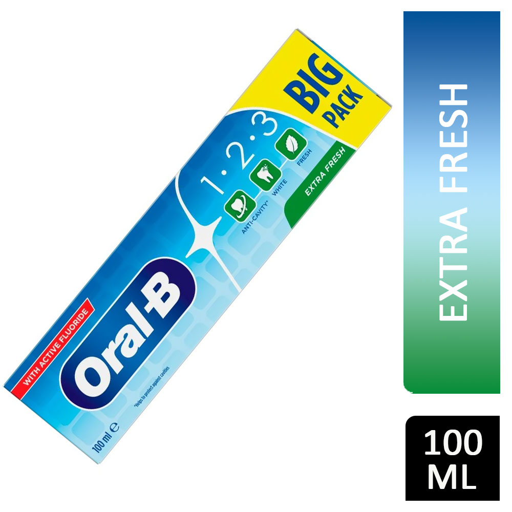 Oral B 123 Toothpaste Extra Fresh 100ml
