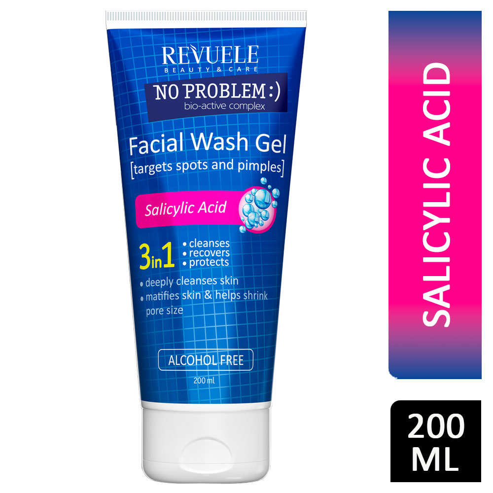 Revuele No Problem Facial Wash Gel Salicylic Acid 200ml
