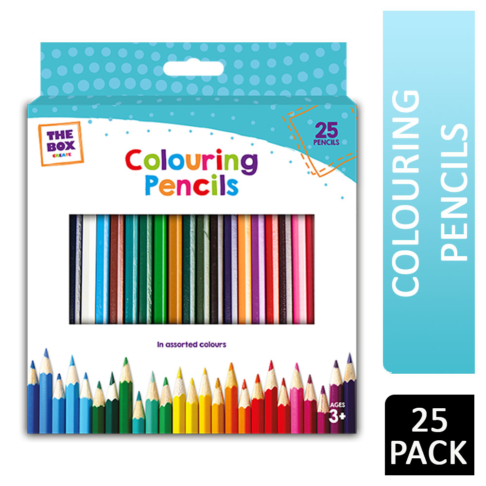 The Box Colouring Pencils 25 Pack
