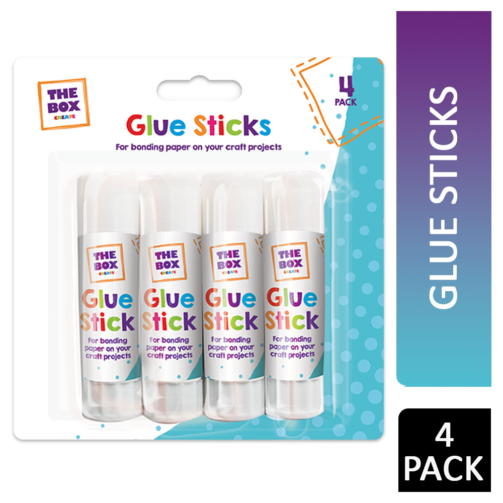 The Box Glue Sticks 15g 4 Pack