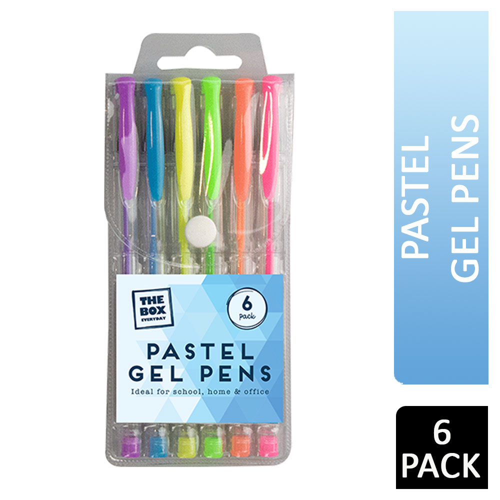 The Box Pastel Gel Pens 6 Pack