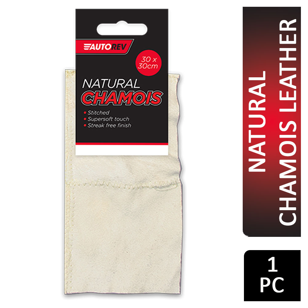 AutoRev Natural Effect Stitched Chamois Leather