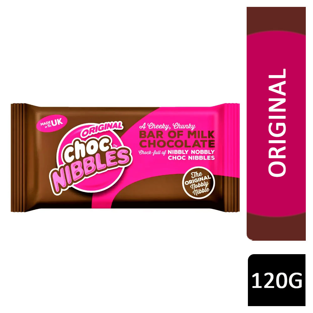 Choc Nibbles Chocolate Bar Original 120g