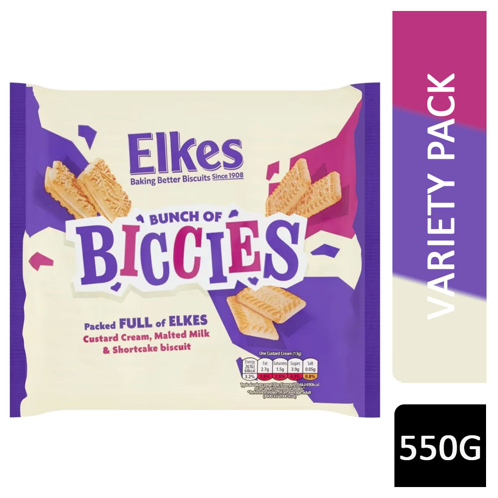 Elkes Bunch of Biccies Variety Pack 550g