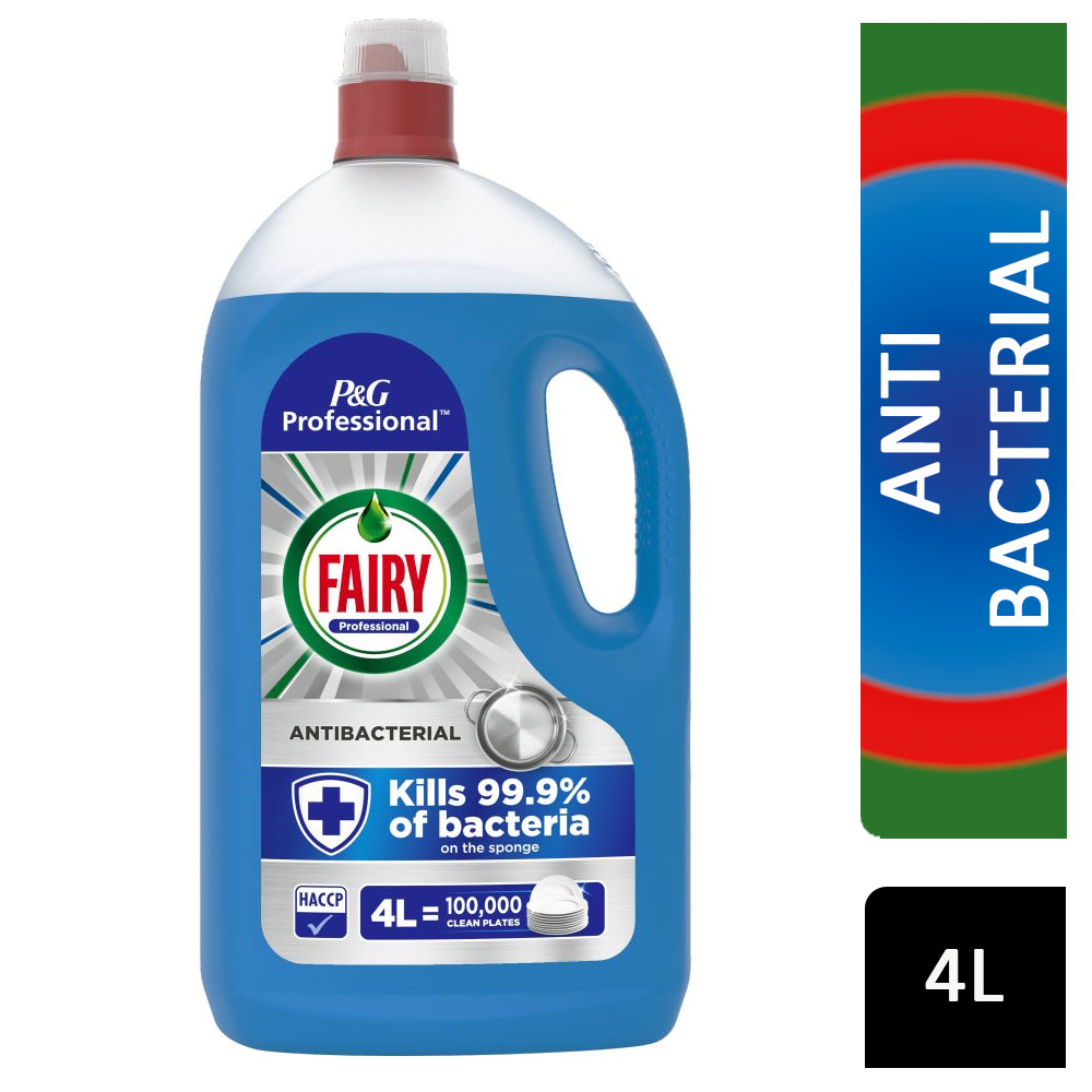 Fairy Professional Anti-Bacterial Washing Up Liquid 4L