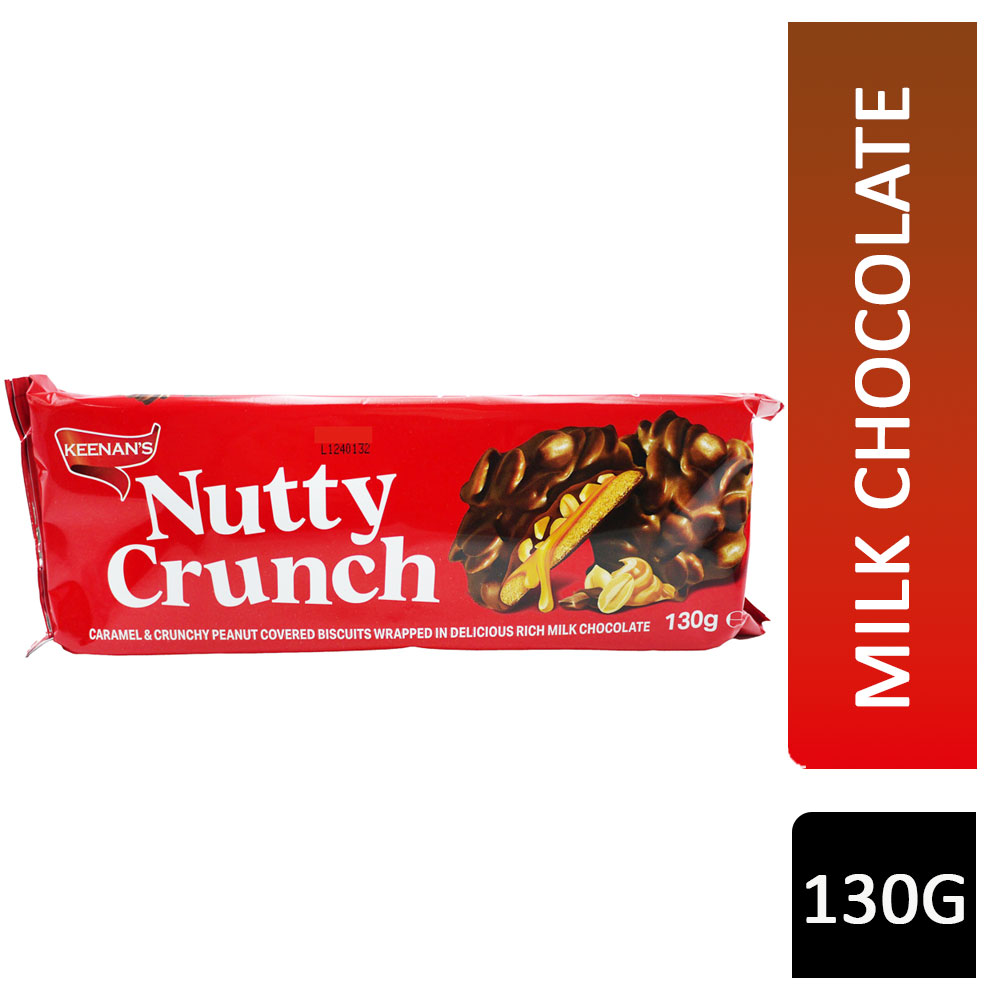 Keenan's Nutty Crunch Milk Chocolate Biscuits 130g
