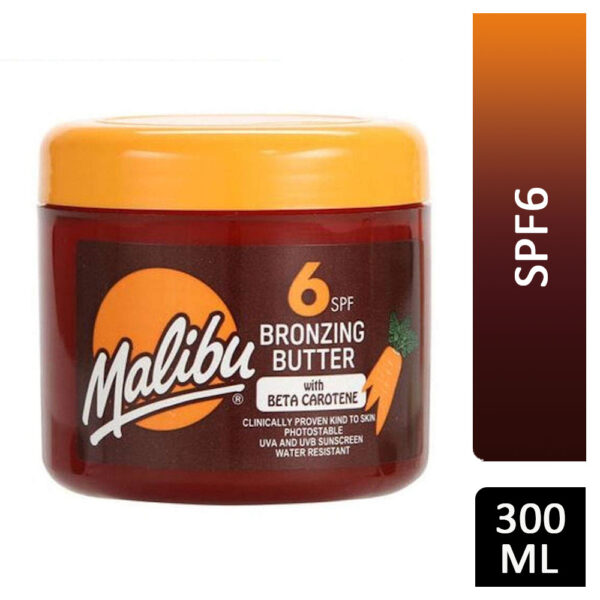 Malibu Bronzing Butter With Beta Carotene SPF6 300ml
