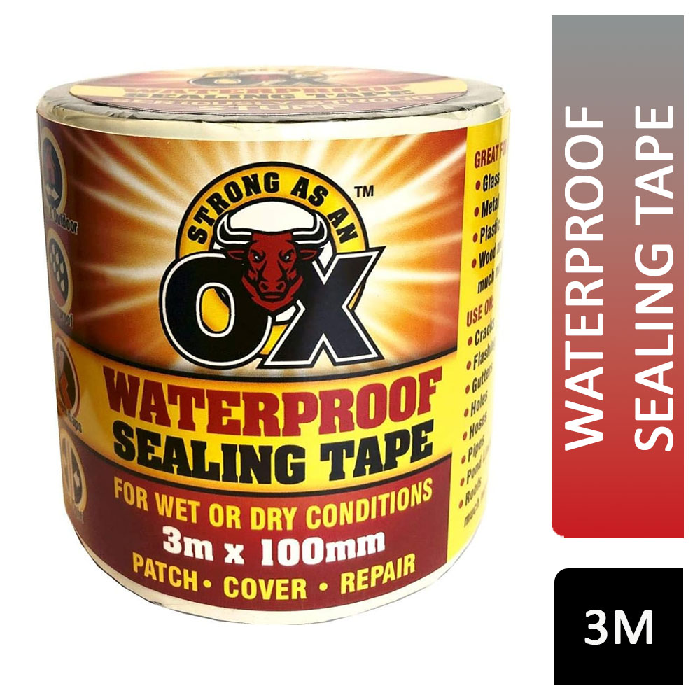 Strong As An Ox Waterproof Sealing Tape 100mm x 3m
