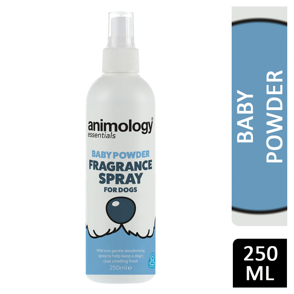Animology Essentials Fragrance Spray For Dogs Baby Powder 250ml