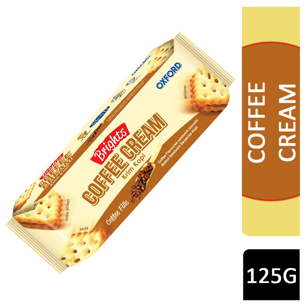 Brights Coffee Cream Sandwich Biscuits 125g
