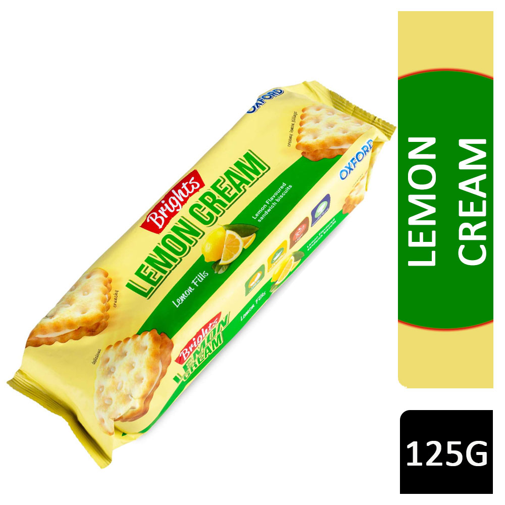 Brights Lemon Cream Sandwich Biscuits 125g