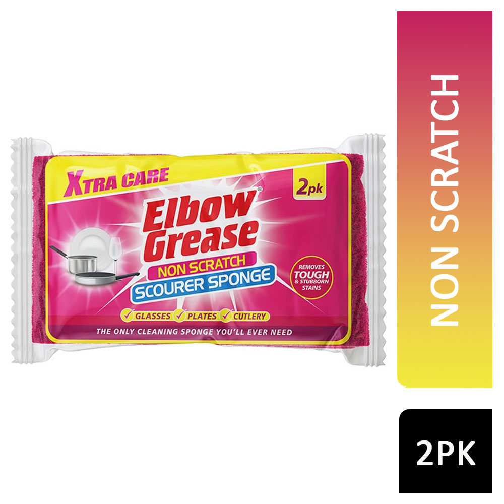 Elbow Grease Non Scratch Sponge Scourer 2pk
