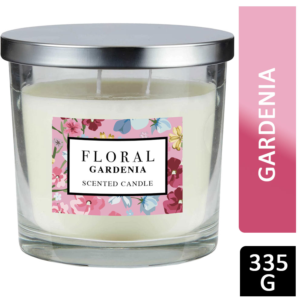 Floral Gardenia Scented Candle 335g