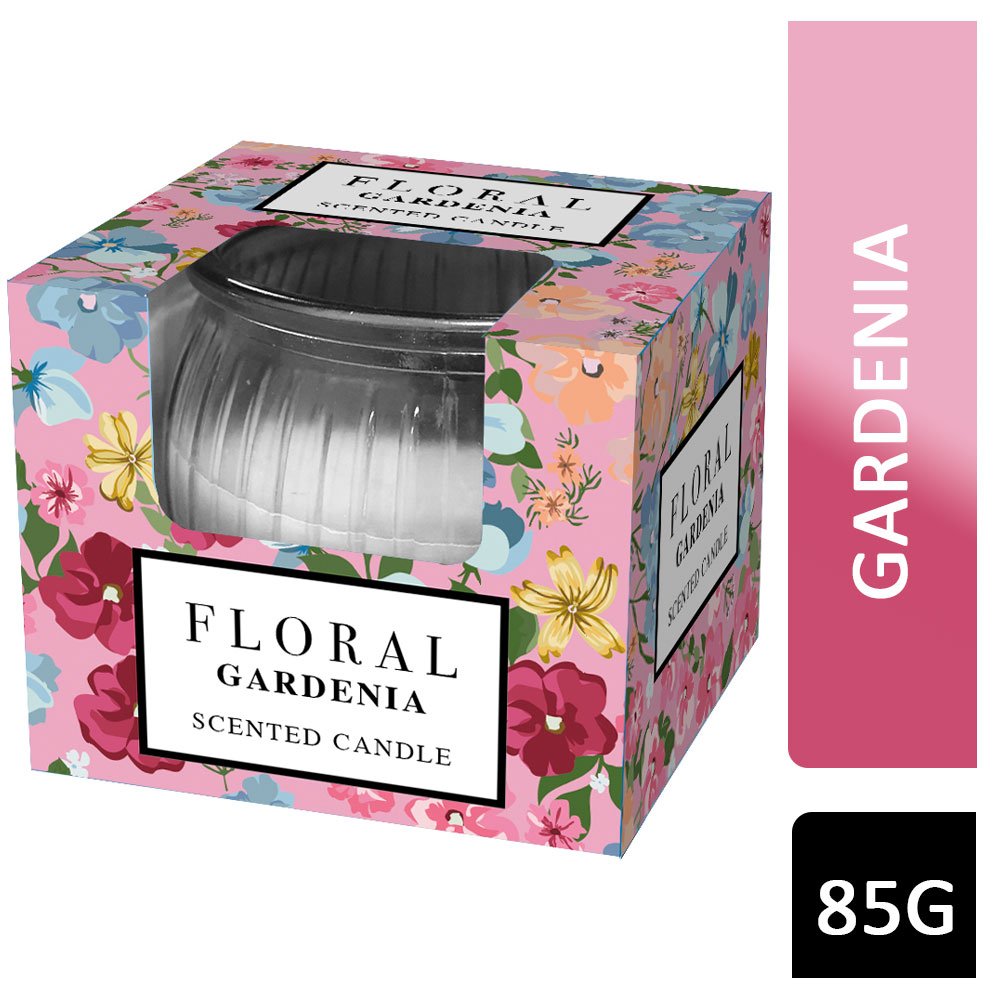 Floral Gardenia Scented Candle 85g