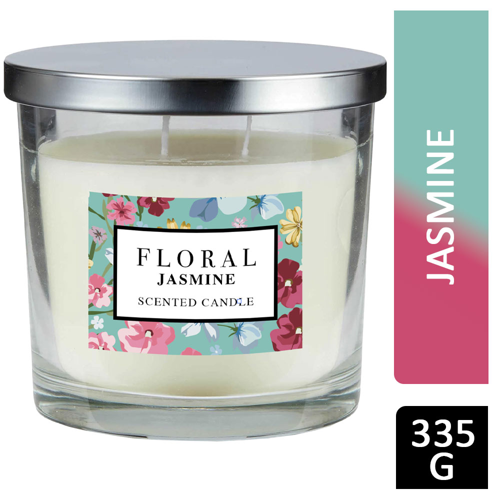 Floral Jasmine Scented Candle 335g