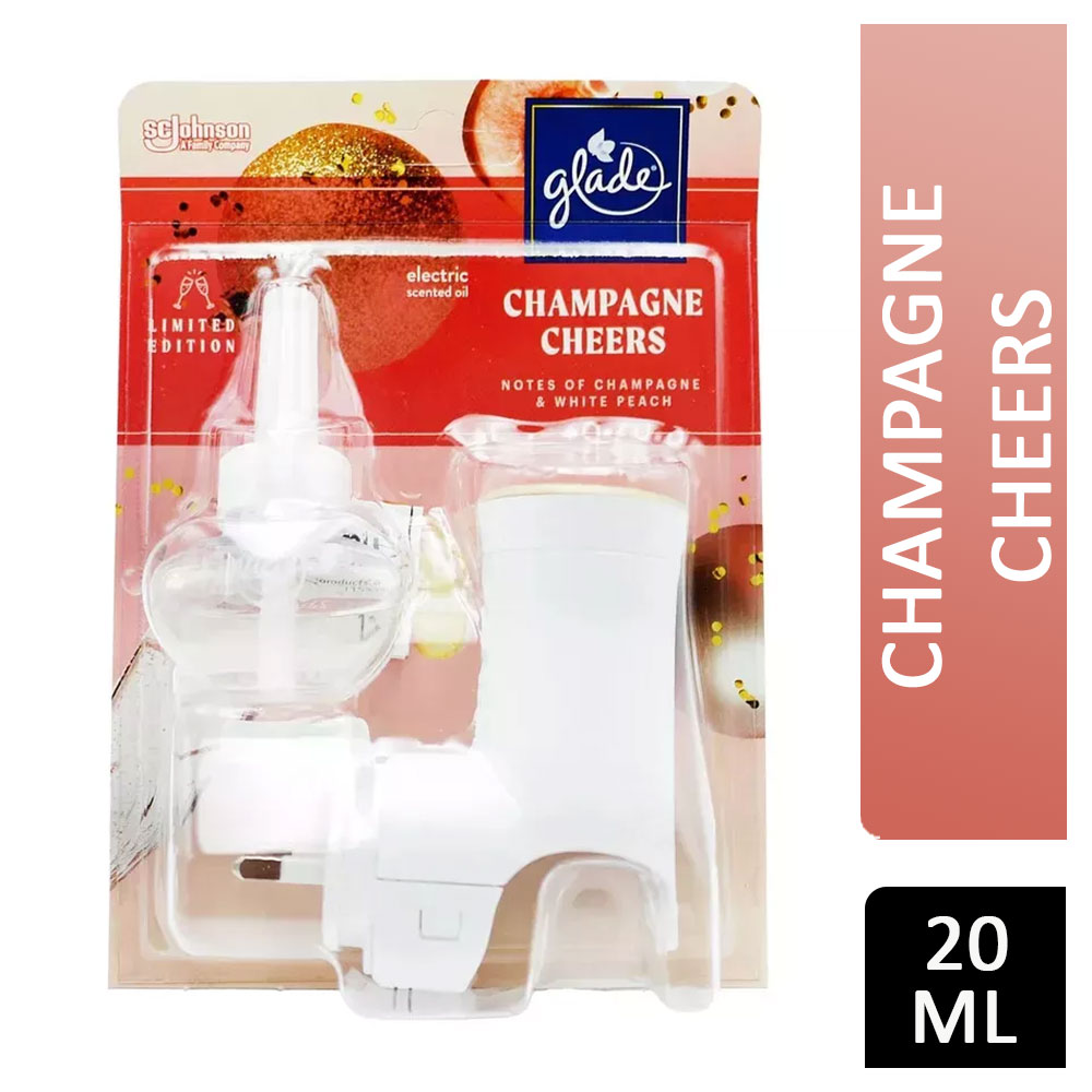 Glade Plug-In Air Freshener Unit Champagne Cheers 20ml