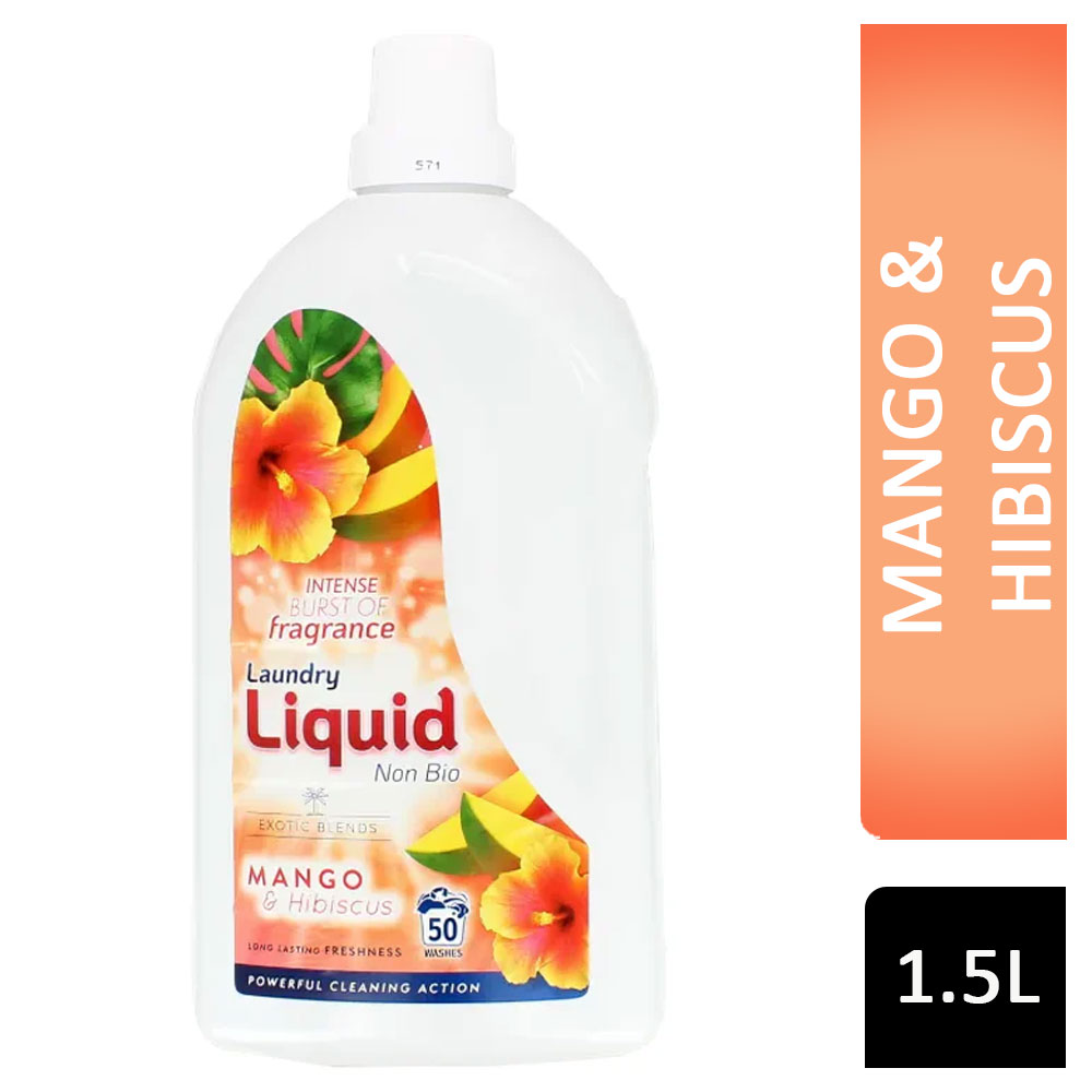 Laundry Liquid Non-Bio Mango & Hibiscus 50 Wash 1.5L