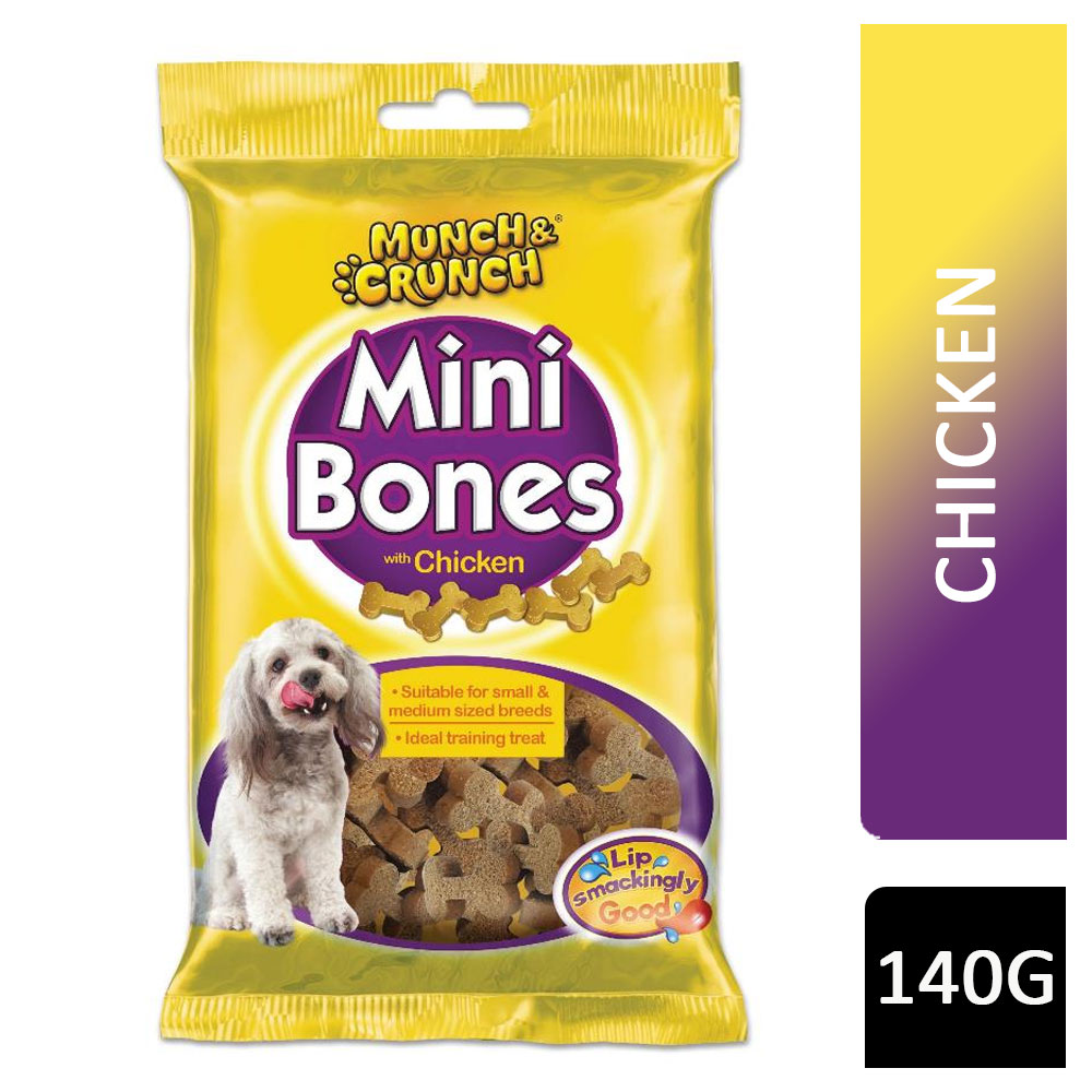 Munch & Crunch Mini Bones With Chicken 140g